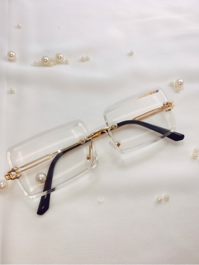 Lunette sans monture rectangulaire new arrivals